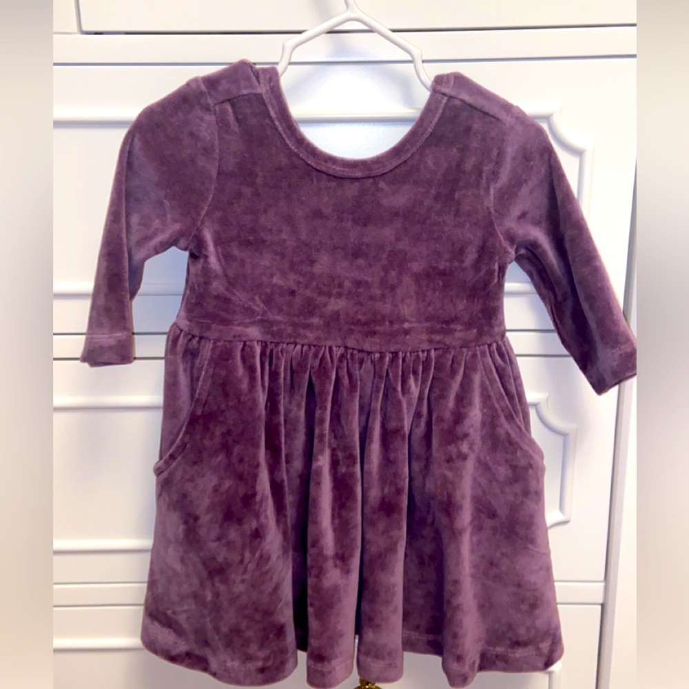 Ruffle Butts Velour Twirl Dress
